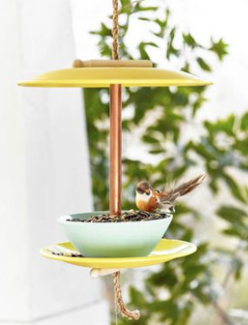 Dinnerware Bird Feeder