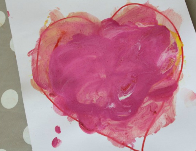 Painting with Cotton Wool: Easy Art Activity