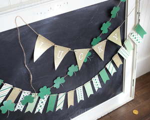 DIY St. Patrick's Day Free Printable Banners
