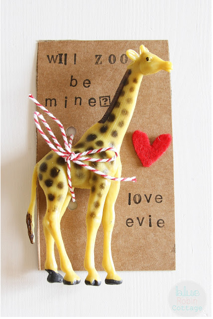 Free Zoo Valentine DIY