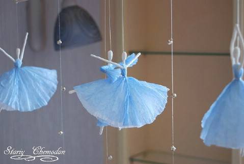 DIY Napkin Paper Balerina