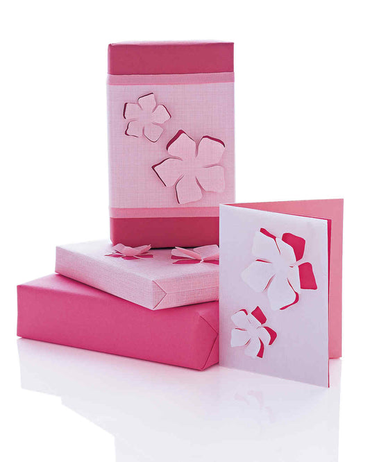 Floral Cutout Wrap And Cards