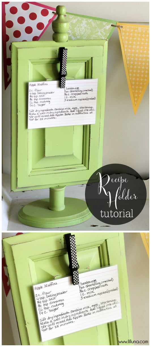 Recipe Holder Tutorial