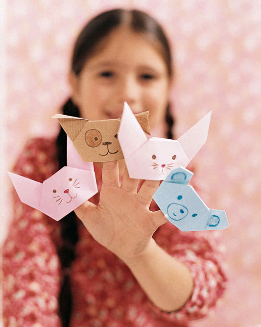 Origami Finger Puppet