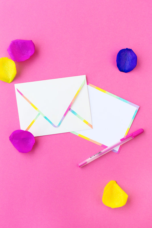 Rainbow Edge Stationery