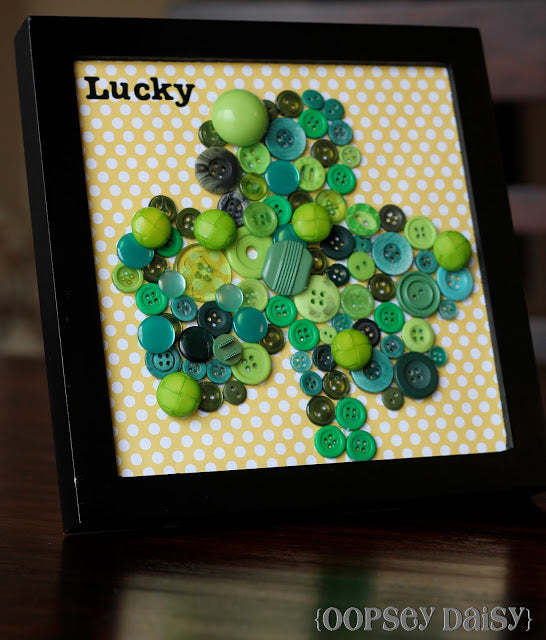 Shamrock Button Art