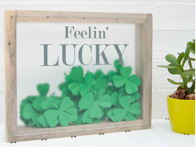 St. Patrick's Day Shadow Box